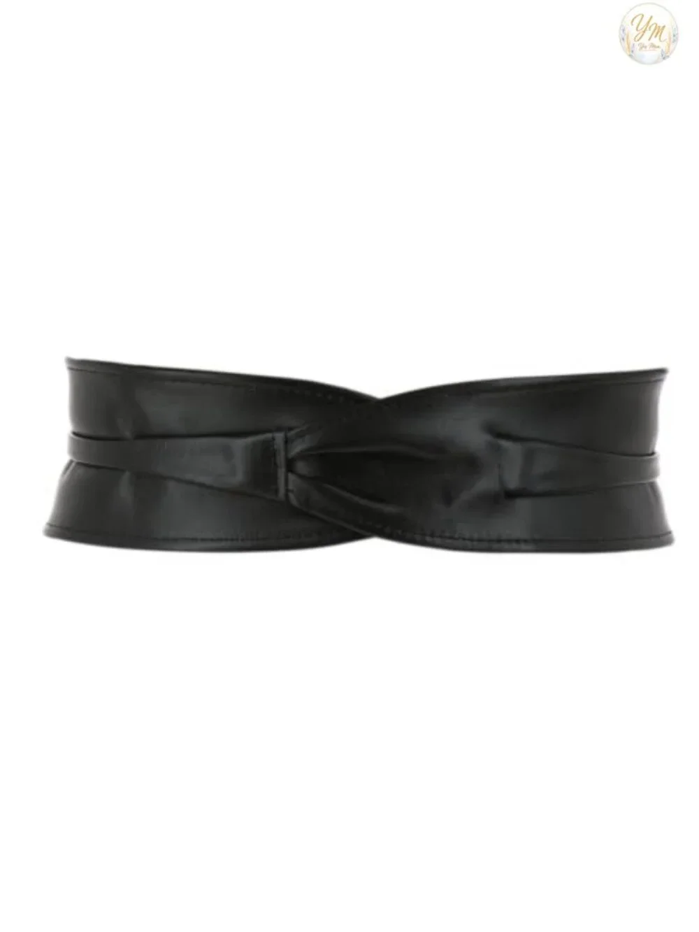 Italian Leather Obi Belt, Adjustable Waist Belt for Dresses & Pants